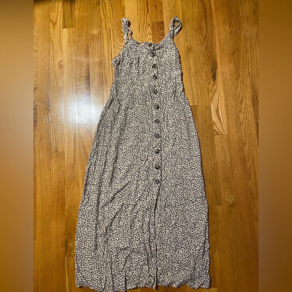 Cheetah Print Maxi Dress